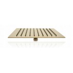 Потолочная душевая лейка Rea Ultra Slim SQUARE 30x30 Gold с держателем Потолочная душевая лейка Rea Ultra Slim SQUARE 30x30 Gold с держателем